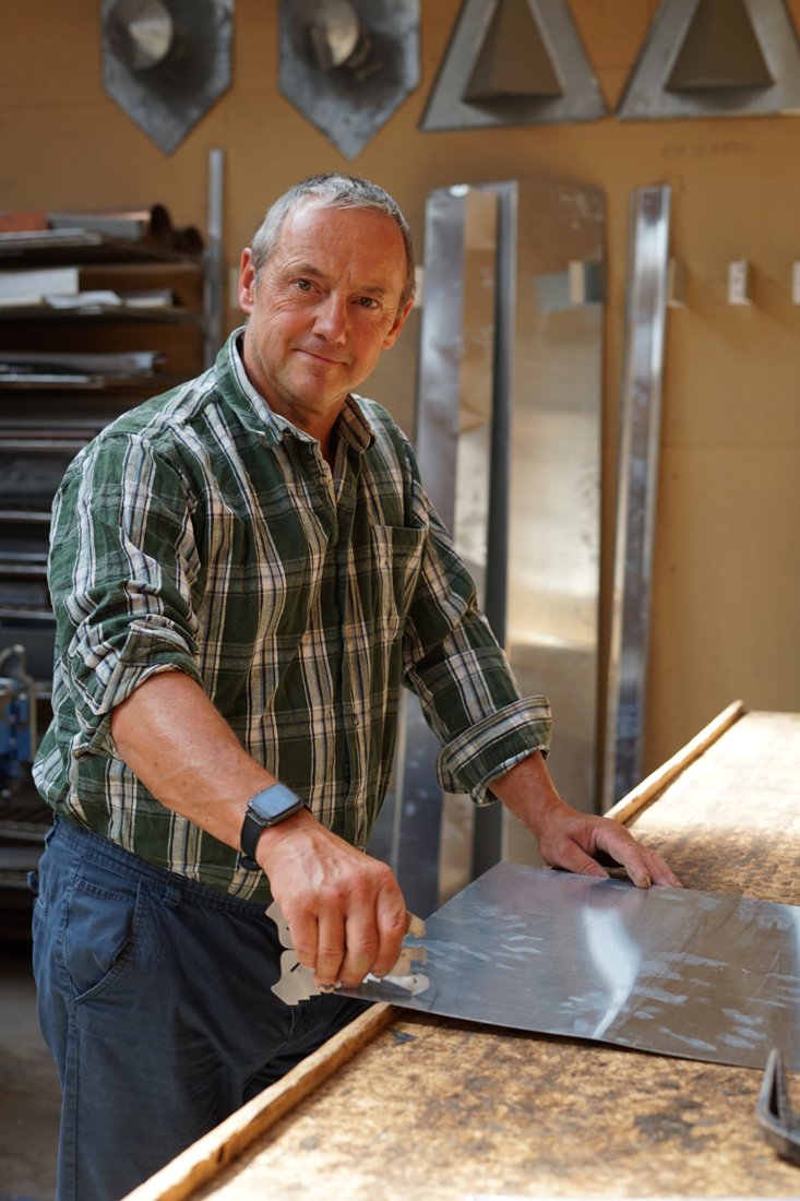 Yves Hauter, maître charpentier et fondateur de l'Entreprise Hauter à Sarrebourg